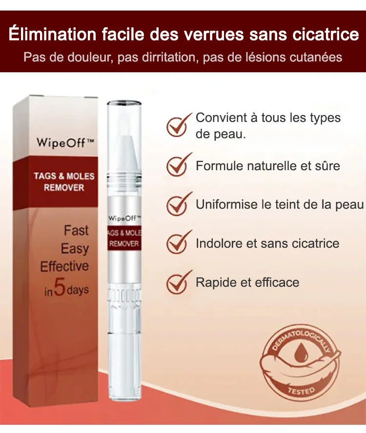 STYLO ANTI-VERRUES, ACROCHORDONS ET CONDYLOMES