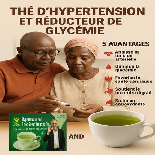 THE D'HYPERTENSION, DIABETE ET REDUCTEUR DE GLYCEMIE 100% NATUREL