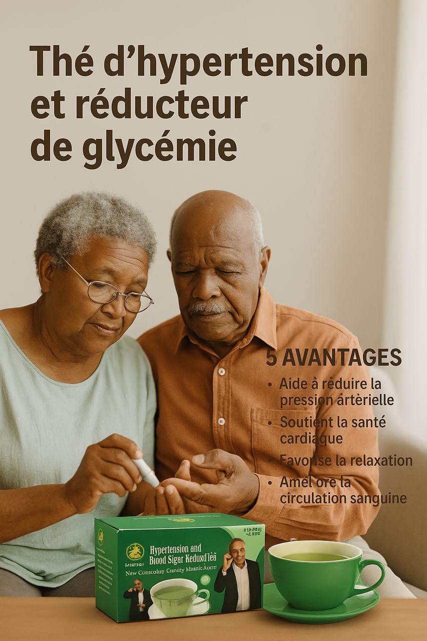 THE D'HYPERTENSION, DIABETE ET REDUCTEUR DE GLYCEMIE 100% NATUREL